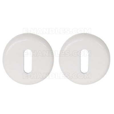 Rozeta na klucz CD1063 Colombo Design BI biały mat