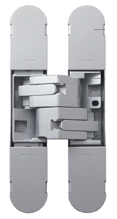 Zawias niewidoczny CEAM 1130s, (1429max) 134x24 mm silver (nośność 2-40kg, 3-60kg)