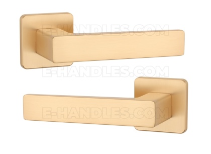 Klamka ERICA Rozeta QS slim 7 mm KG - złoty matowy