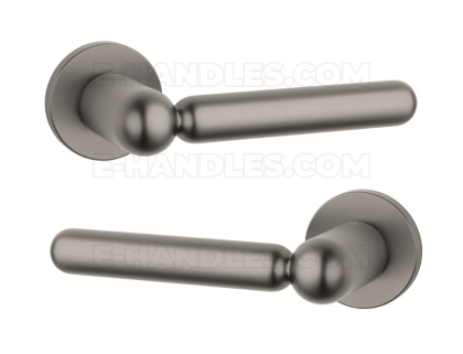 Klamka RUBIA Rozeta R slim 7 mm GYM - grafit