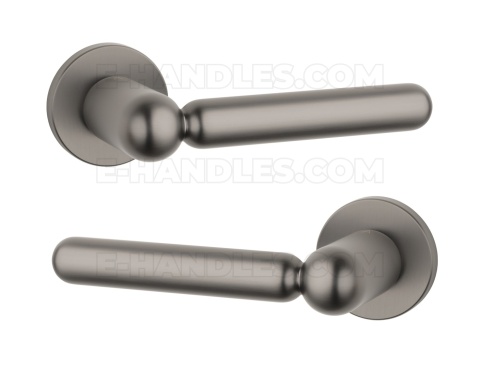 Klamka RUBIA Rozeta R slim 7 mm GYM - grafit