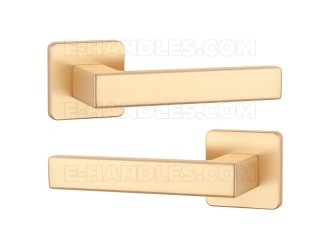 Klamka TILIA Rozeta QS slim 7 mm KG - złoty matowy