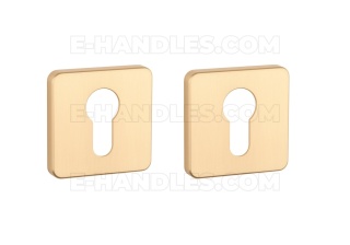 Rozeta QS SLIM 7MM KG - złoty matowy PZ