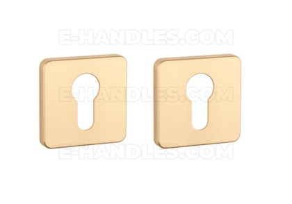 Rozeta QS SLIM 7MM KG - złoty matowy PZ