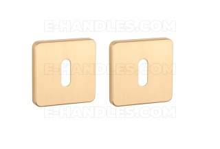 Rozeta QS slim 7 mm KG - złoty matowy OB