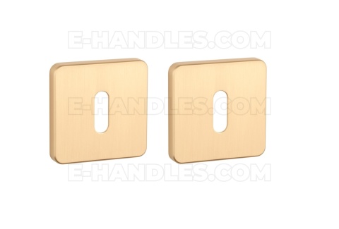 Rozeta QS slim 7 mm KG - złoty matowy OB