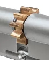 Wkładka EVVA 4KS, 127 (61x66G) klucz-gałka, z gałką KKN, nikiel