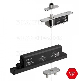 Zawias pivot IN.05.215.HO CAM SYSTEM + hydraulika do drzwi drewnianych JNF