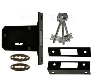 KJ/P-22 zamek 45mm wpuszczany dwupiórowy klucz Metalplast