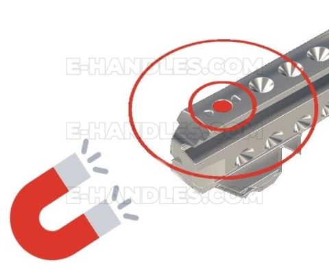ABUS MAGTEC 2500, 60 (30x30G) gałka-klucz, wkładka drzwiowa