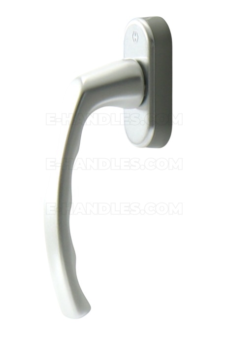 Klamka okienna HOPPE LIEGE 7x40 - srebrne anodowane