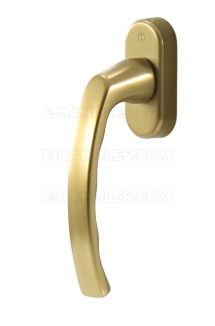 Klamka okienna HOPPE LIEGE 7x40 - brązowe anodowane