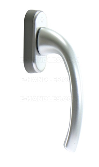 Klamka okienna HOPPE TOKIO 7x40 - srebrne anodowane