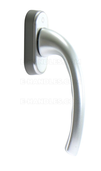 Klamka okienna HOPPE TOKIO 7x40 - srebrne anodowane