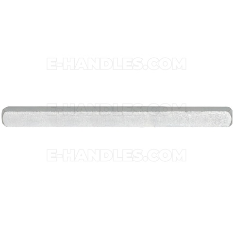 Trzpień klamki z otworem w osi, 8 x 8 120 mm, stal ocynkowana