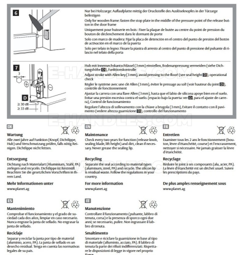 Uszczelniacz 821 x 13 x 25 mm PLANET KT-FH, jednostronny, aluminium
