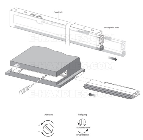 Uszczelniacz 922 x 13 x 28,5 mm COMAGLIO 1773ACU, przeciwpożarowy jednostronny, aluminium