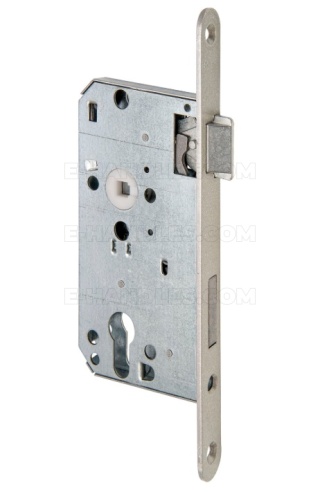 Zamek prawy BMH PZW 55/72, wymiar czoła 235/20/3 (mm) stal srebrna lakierowana