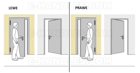 Zamek lewy BMH PZW 55/72, wymiar czoła 235/20/3 (mm) stal srebrna lakierowana