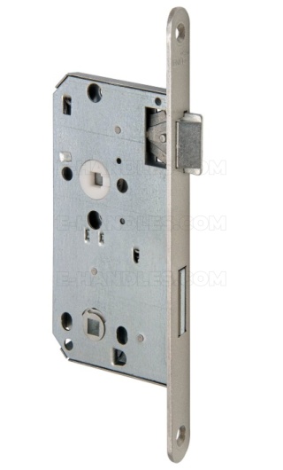 Zamek prawy BMH WC-8mm, 55/78, wymiar czoła 235/20/3 (mm) stal srebrna lakierowana