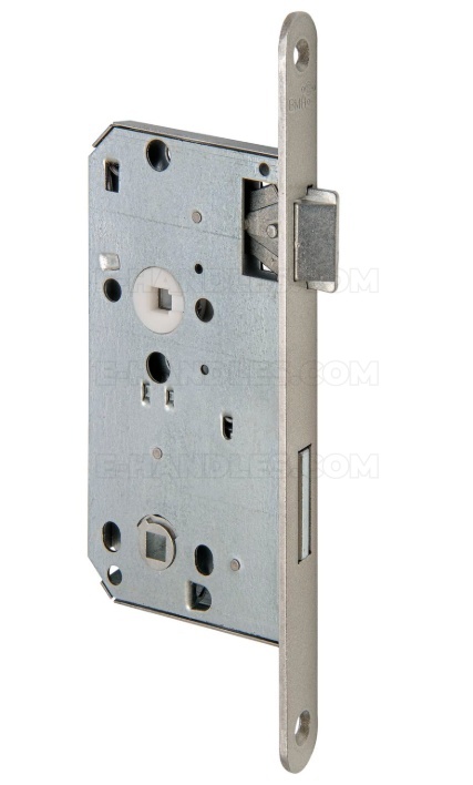 Zamek prawy BMH WC-8mm, 55/78, wymiar czoła 235/20/3 (mm) stal srebrna lakierowana