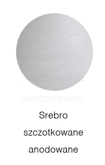 Srebrna F1, 2000 mm, szyna bieżna do systemu Diva Fluid Terno Scorrevoli
