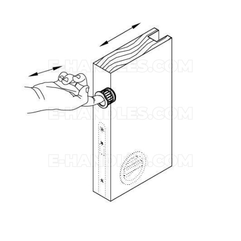 Uchwyt na palec AGB Scivola chromowany B019100130