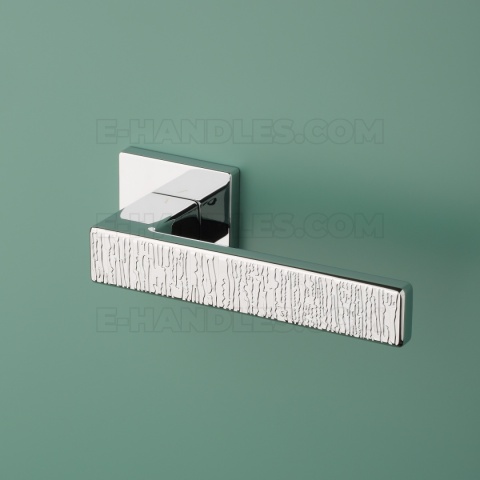 Klamka AMARYLIA Rozeta Q slim 7 mm LC - chrom polerowany