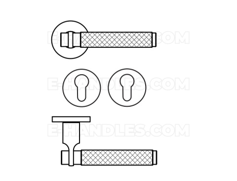 Klamka Colombo Design Gryps CM - chrom mat