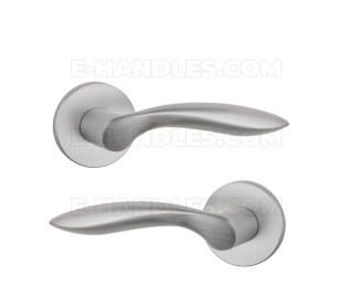 Klamka PULIA Rozeta R slim 7 mm PSC - chrom satynowy