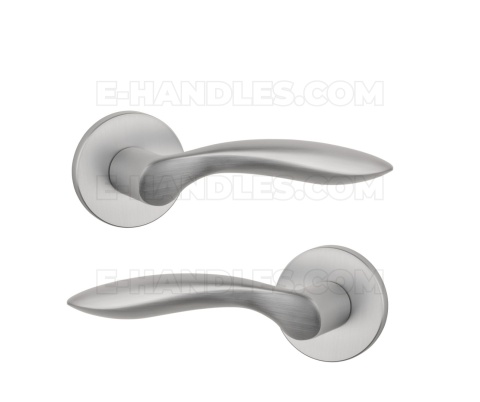 Klamka PULIA Rozeta R slim 7 mm PSC - chrom satynowy