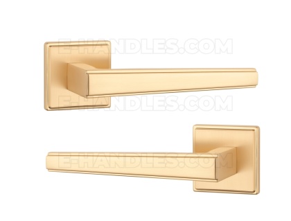 Klamka SYRINGA Rozeta QG slim 7 mm KG - złoty matowy