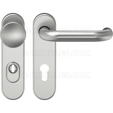 Klamko antywłaminowa D110 PZ 72 ECO stal nierdzewna