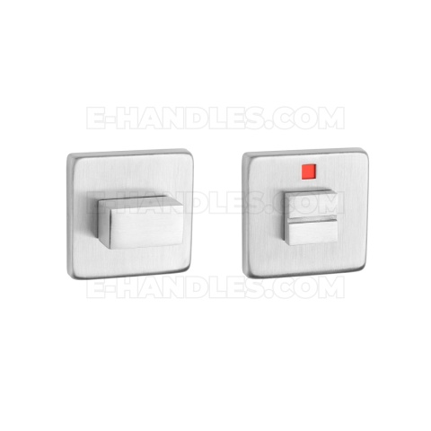 Rozeta KVADRAT 1713 16 - stal nierdzewna WC 4x4 wolne/zajęte