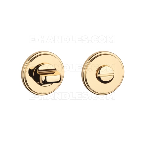 Rozeta RG slim 7 mm LG - złoty polerowany WC 4X4