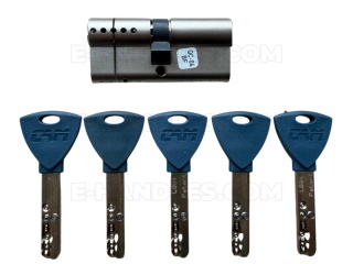 Wkładka 80 nst 35X45, RB-LOCK CAM10+ klucz-klucz 5 kluczy