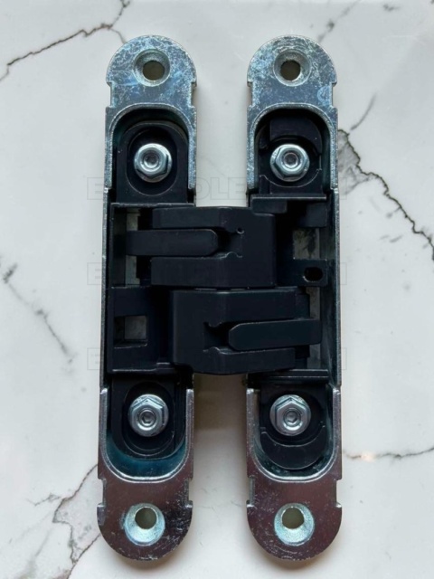 Zawias niewidoczny CEAM 1130s, (1429max) 134x24 mm czarny (nośność 2-40kg, 3-60kg)