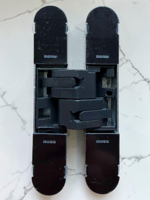 Zawias niewidoczny CEAM 1130s, (1429max) 134x24 mm czarny (nośność 2-40kg, 3-60kg)