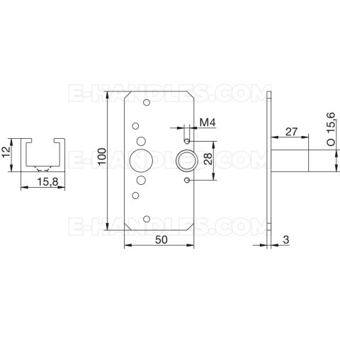 ATHMER PORTI 5485 – ogranicznik otwarcia drzwi drewnianych 720–1110 mm, do 65 kg, srebrny
