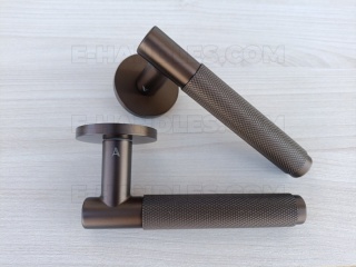 Klamka MOLINIA Rozeta R slim 7 mm BR - brązowy