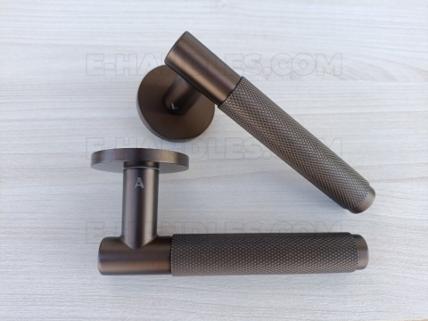 Klamka MOLINIA Rozeta R slim 7 mm BR - brązowy