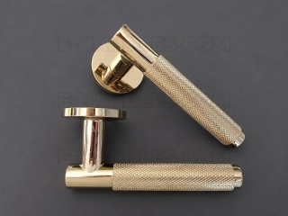 Klamka MOLINIA Rozeta R slim 7 mm GOLD PVD - złoty polerowany PVD