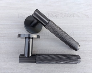 Klamka MOLINIA Rozeta R slim 7 mm MSB - tytan