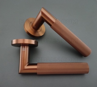Klamka OVAL 1742 Rozeta pro 8 mm PN PVD - miedziany PVD