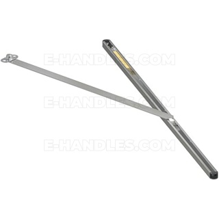 ATHMER PORTI 5312 – ogranicznik otwarcia drzwi drewnianych 720–1110 mm, 30 kg, srebrny