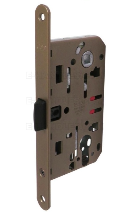 Zamek AGB Mediana EVOLUTION drzwiowy na wkładkę 85/50 jasny brąz F18 B011035042