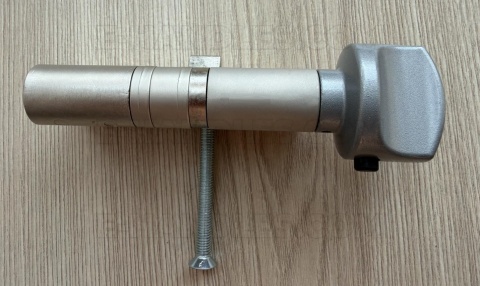 Wkładka 110 nst 60X50G, TOKOZ TECH klucz-gałka chrom mat/blokada bezpieczeństwa, 3 klucze