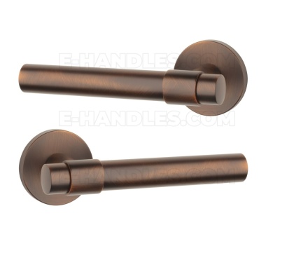 Klamka BELLISA Rozeta R slim 7 mm BD - umbra palona
