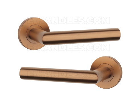 Klamka OVAL 1740 Rozeta pro 8 mm PN PVD - miedziany PVD