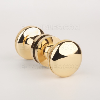 Gałka ruchomo / ruchoma, dwustronna HOLLIA R slim 7 mm LG - złoty polerowany